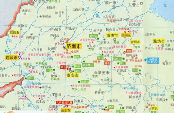 山东地图全图高清版