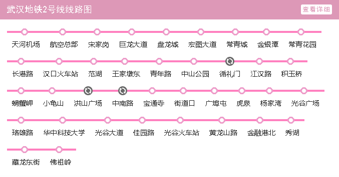 武汉地铁线路图