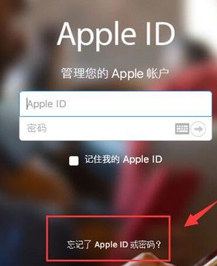 苹果id密码忘了怎么办