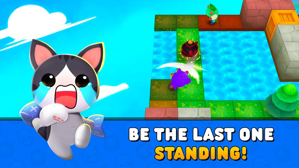 可爱动物的炸弹对决