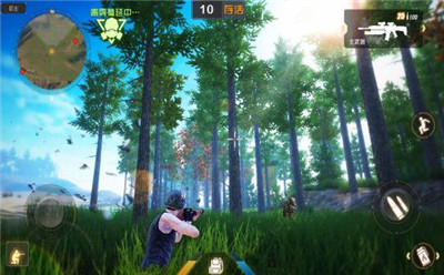 放置武器射击吃鸡